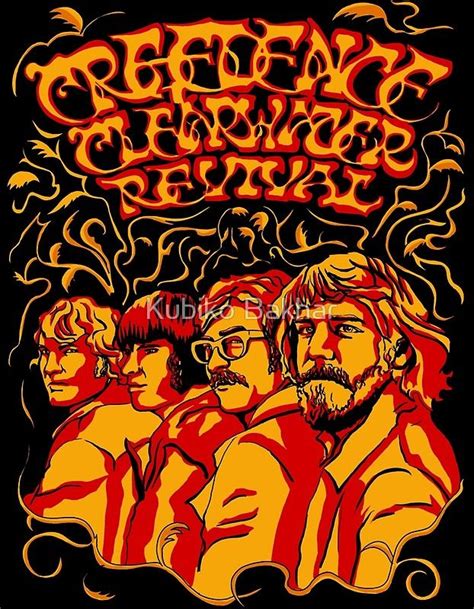 Creedence Clearwater Revival Ccr Poster By Kubiko Bakhar Creedence