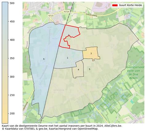 Buurt Korte Heide In Cijfers En Grafieken Update Allecijfers Be