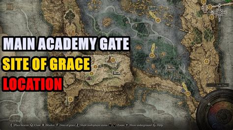 Main Academy Gate Site Of Grace Elden Ring YouTube