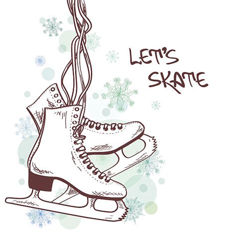 Ice Skate Pattern Clipart Free