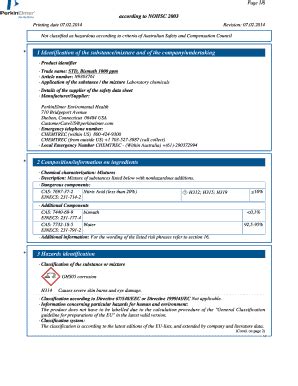 Fillable Online Msds N Au En Different Forms May Have