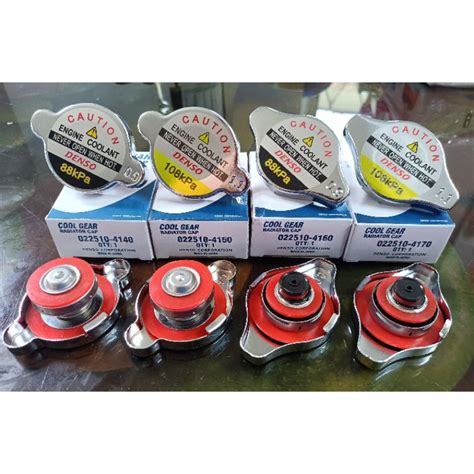 Red Colour Denso Cool Gear Radiator Cap R R R R