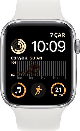 Apple Watch SE 2 GPS Cellular 44mm Gümüş Rengi Alüminyum Kasa ve Spor