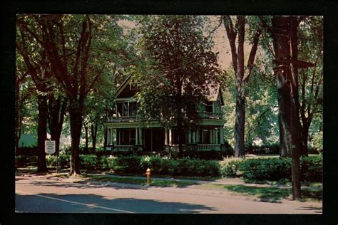 President Postcard Warren G Harding Home Marion Oh Chrome Ebay