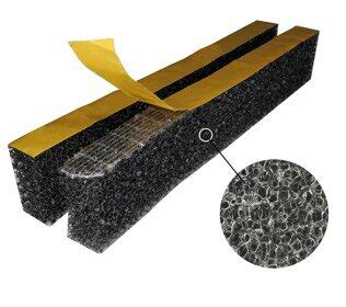 Кровельный уплотнитель конька для профнастила, коньковый уплотнитель ...