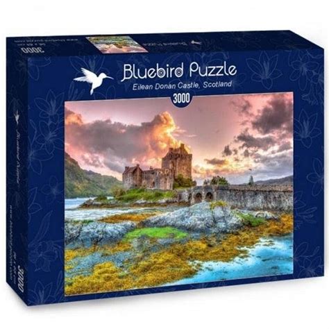 Bluebird Puzzle Zamek Eilean Donan O Zachodzie S O Ca El