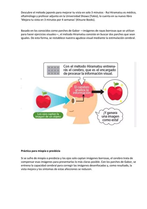 Metodo japonés para mejorar tu vista en 3 minutos docx