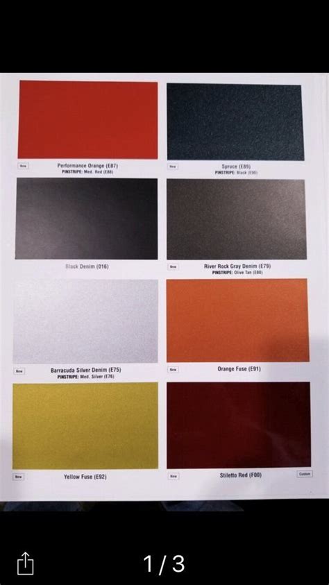 2019 harley street glide color chart