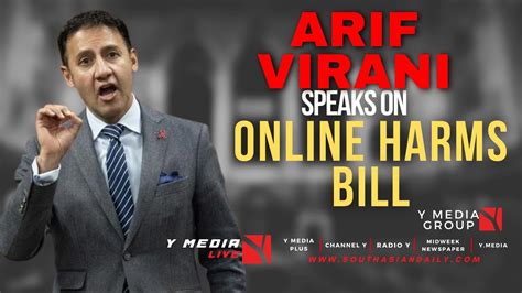 Y Media Live Arif Virani Speaks On Online Harms Bill Youtube