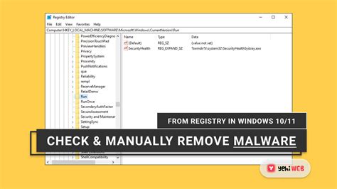 How To Check And Manually Remove Malware From Registry In Windows 10 11