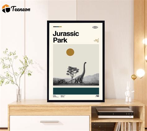 Jurassic Park Poster For Home Decor Gift Steven Spielberg Classic