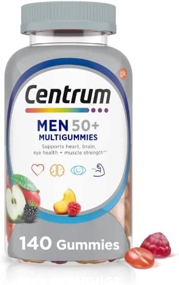 Centrum Silver Men ‘s Multivitamínico Para Hombres 50 Plus Suplemento