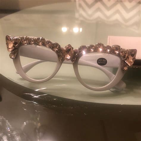 RHINESTONE READERS Reading Glasses - Etsy