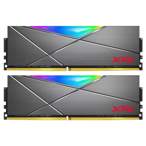 Memória RAM Adata Xpg Spectrix D50 DDR4 16GB 2x8GB 3200mhz RGB Cinza