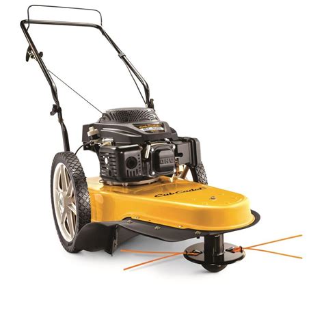 Cub Cadet 22 In 159cc Gas Walk Behind String Trimmer Mower Super Arbor