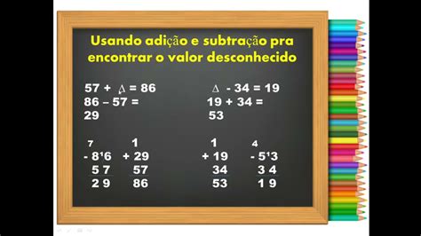 Valor Do Termo Desconhecido 5 Ano Exercícios