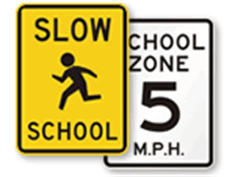 End School Zone Traffic Sign - S5-2, SKU: X-S5-2