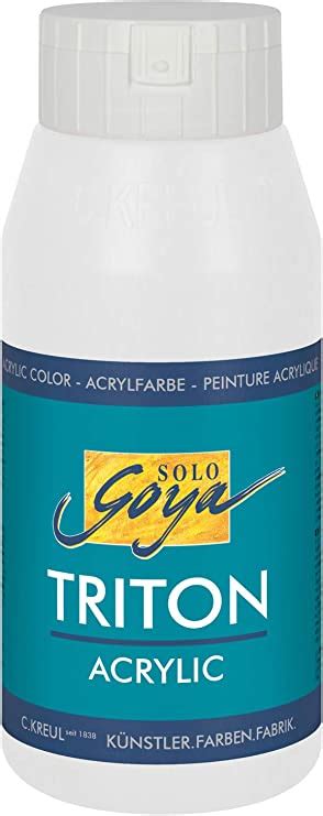 Kreul Solo Goya Triton Peinture Acrylique Blanc Flacon De