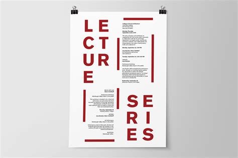 CAA Lecture Series Posters :: Behance