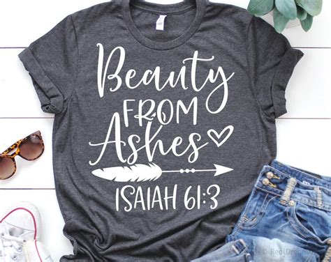 Beauty From Ashes Svg Christian Svg Bible Quote Svg Etsy