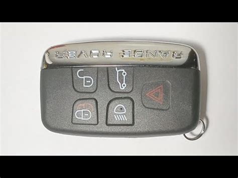 Range Rover Key Fob Battery Replacement Youtube