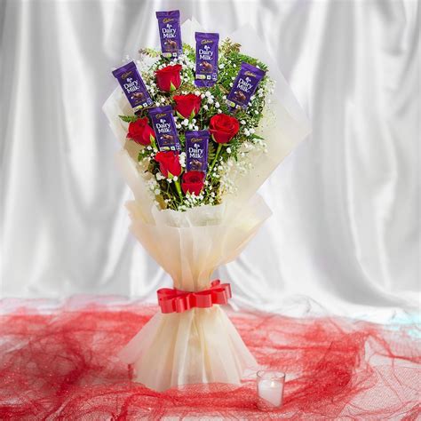 Love Affair Of Roses And Chocolates Bouquet Winni