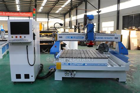 Smart 4x4 CNC Router Table With Linear Auto Tool Changer Rotary Table