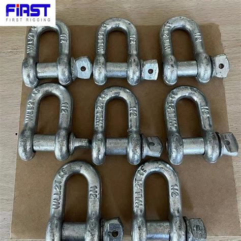 Us Type Screw Pin Anchor Chain G210 D Shackle For Port Transportation