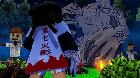 Minecraft LUTA CONTRA O SHUKAKU BIJUU DE UMA CAUDA NARUTO