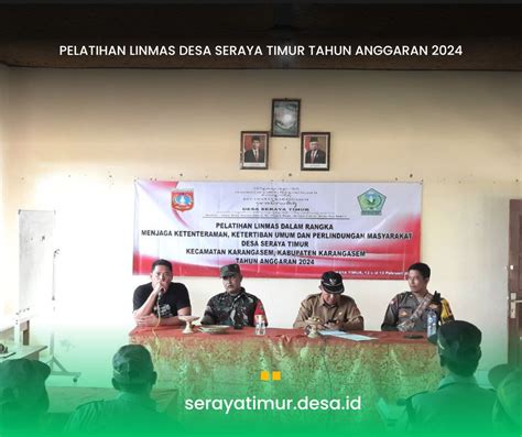 Pelatihan Linmas Dalam Rangka Menjaga Ketentraman Ketertiban Umum Dan