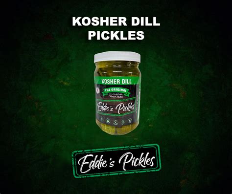 Eddies Pickles Kosher Dill Spirits Network