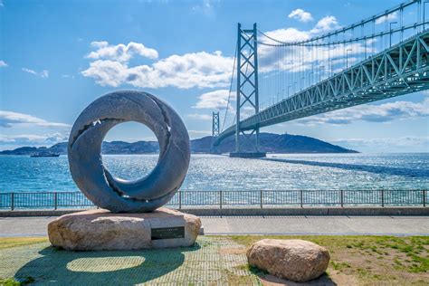 Kobe Trip Part 12 Akashi Kaikyo Bridge The Longest Suspension Bridge