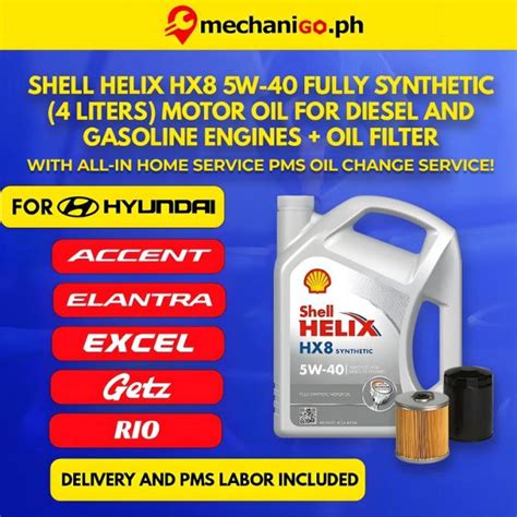 Shell Helix Hx W Liters Fully Synthetic Genuine Engine Oil For