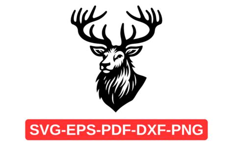 Elk Svg File For Cricut Silhouette Png Graphic By Artful Assetsy