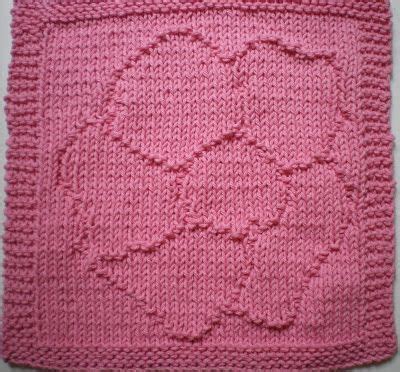 Wild Rose Textured Dishcloth | Dishcloth knitting patterns, Knitted