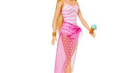 Mattel Barbie Beach Day Barbie Doll Hpl73 Hpl73