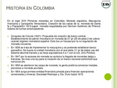 Historia De La Moneda En Colombia - prestamos de caja madrid