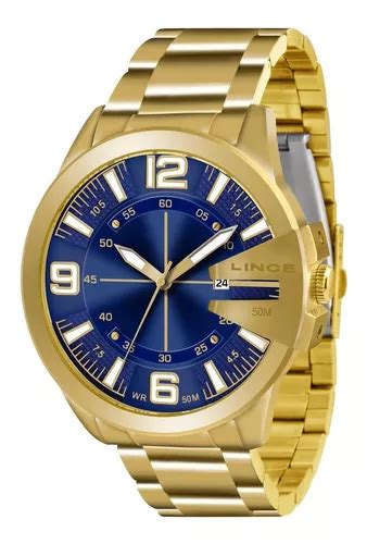 Reloj Pulsera Lince MRG4333S Para Hombre Color Dorado MercadoLibre