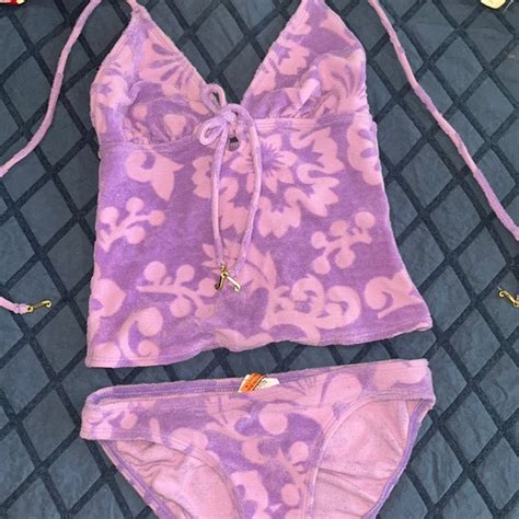 Juicy Couture Swim Juicy Couture Terrycloth Tankini Bikini Bikini