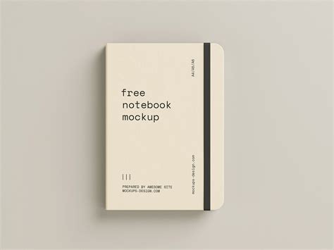 Free Notebook Mockup Behance