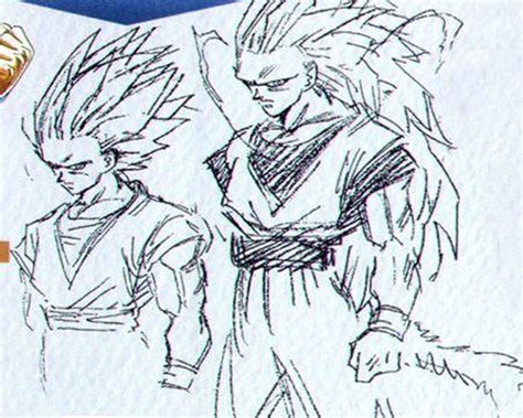 Dragon Ball Z Así Es El Diseño De Goku Super Saiyan 3 Que Descartó