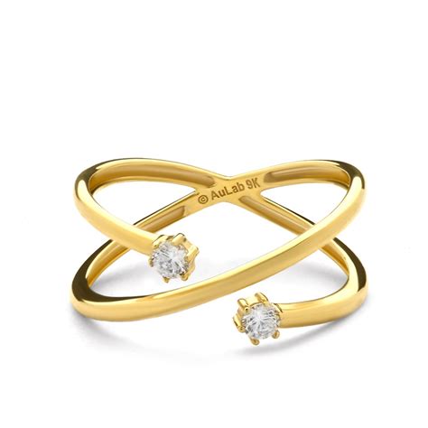 Jual Aurum Lab Cincin Emas 9k Estella Shopee Indonesia