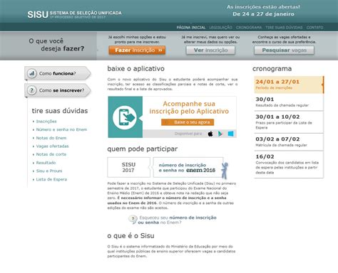 Sisu Abre Inscri O Para Vagas Do Primeiro Semestre De Gp