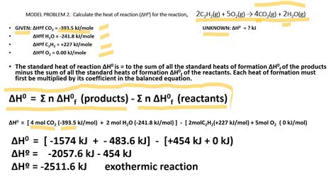 Heat Of Formation Formula