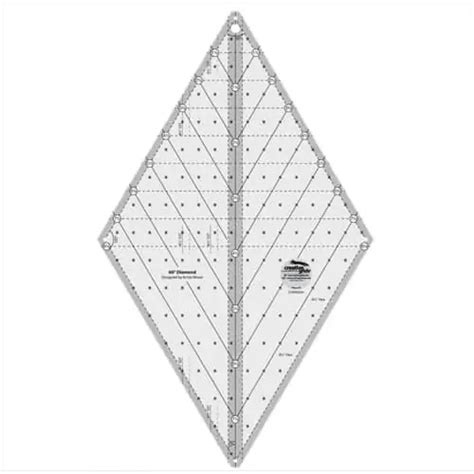 Creative Grids 60 Degree Diamond Quilting Ruler The Seasoned Homemaker®