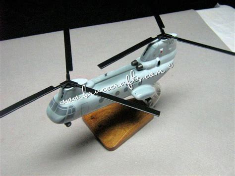 Boeing Vertol CH-46 Sea Knight - Mahogany Wooden Aircraft Models – Boat ...