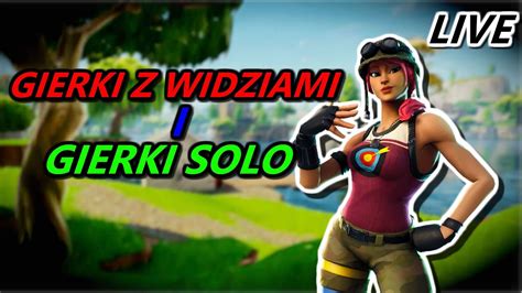 GIERKI Z WIDZAMI W FORTNITE Fortnite Live PS4 YouTube