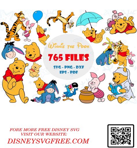 Winnie The Pooh Bundle Svg Pooh Svg Bundle Bundle Layered Inspire