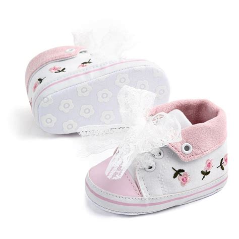 Chaussons sneakers montantes à fleurs pour bébé fille Chaussons Univers