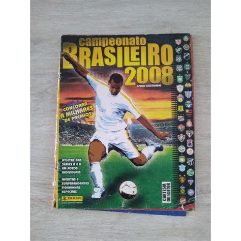 Album Campeonato Brasileiro Incompleto Shopee Brasil